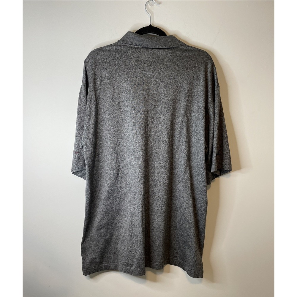 Greg Norman XL Gray Heather Polo Shirt Mercerized Cotton Golf Short Sleeve - Picture 9 of 11